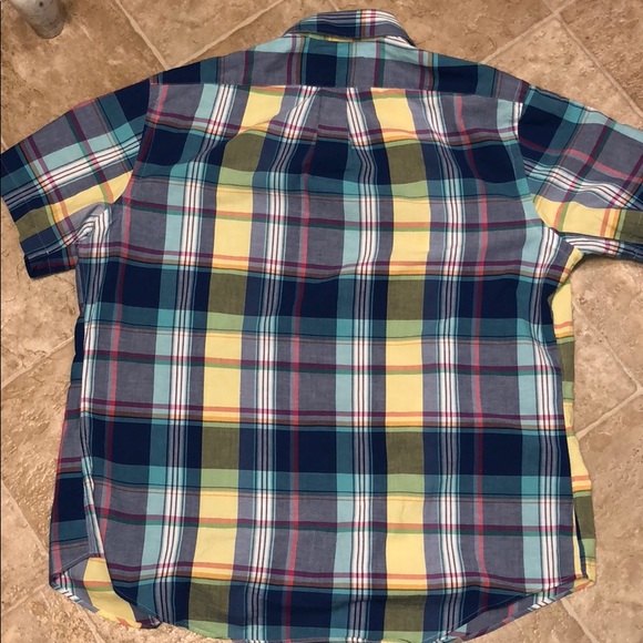 RAPLH LAUREN POLO SHORT SLEEVE BUTTON DOWN SHIRT - Picture 3 of 3